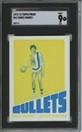 1972 Topps #61 Dorie Murrey 9 card progressive proof.